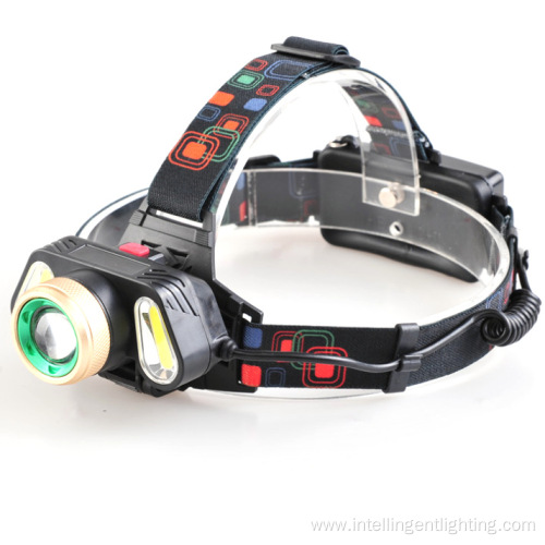 T6+2COB Super Bright Long Range Lighting Fishing HeadLamp